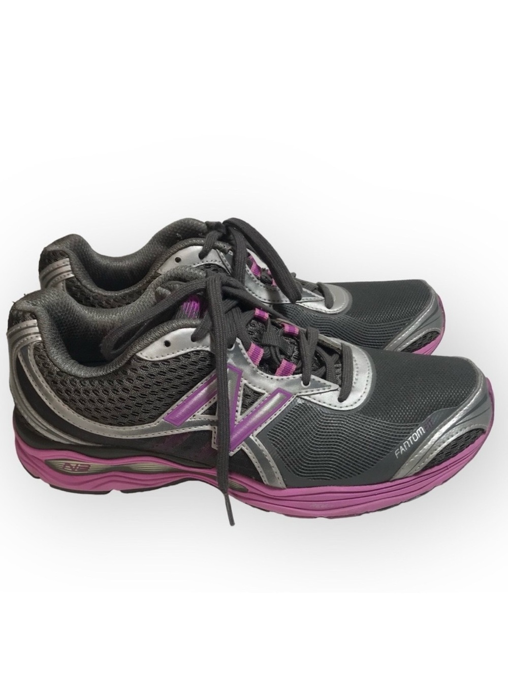New Balance Dark Grey Pink Purple 1765 Fantom Fit Sneakers 9.5